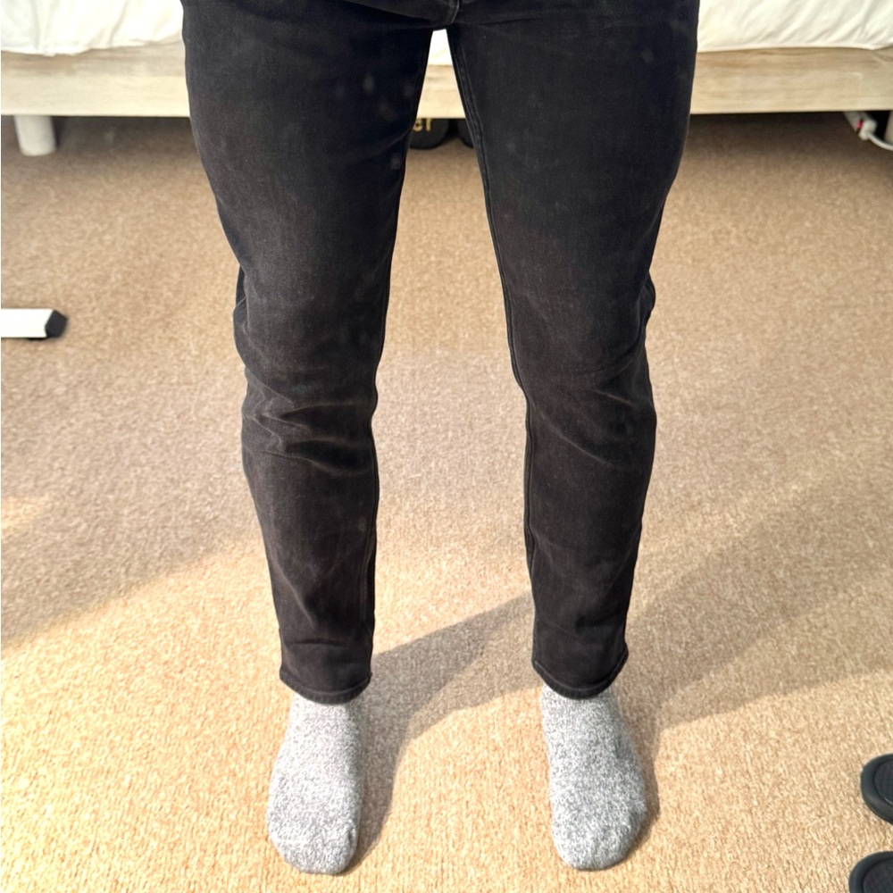 Oak + Fort Vintage Black Jeans